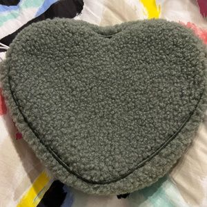 NWT: stoney clover lane cozy collection heart pouch